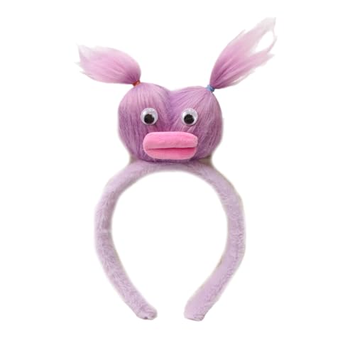 Illkjasfc Entzückende bunte Zopf-Haarbänder für Fotostudios, auffällige Requisiten für Festivals, Partys, den täglichen Gebrauch, Kopfschmuck von Illkjasfc