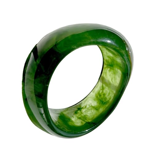 Illkjasfc Farbverlauf, Kaffeefarben, Kunstharz, bequemes Tragen, Schmuck-Accessoire für Damen, Büro, Party, lässiges Outfit, trendiges Armband für den täglichen Gebrauch von Illkjasfc