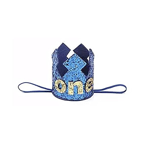 Illkjasfc Geburtstag Junge Mädchen Babyparty Dekoration kreativ schnurlos Stirnband Hut Prinzessin Mädchen Regenbogen Banner von Illkjasfc