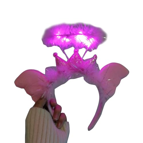 Illkjasfc Größe passend für die meisten weißen LED-Stirnbänder, verschönert Ihren Halloween-Kostüm-Look, Party-Accessoire von Illkjasfc