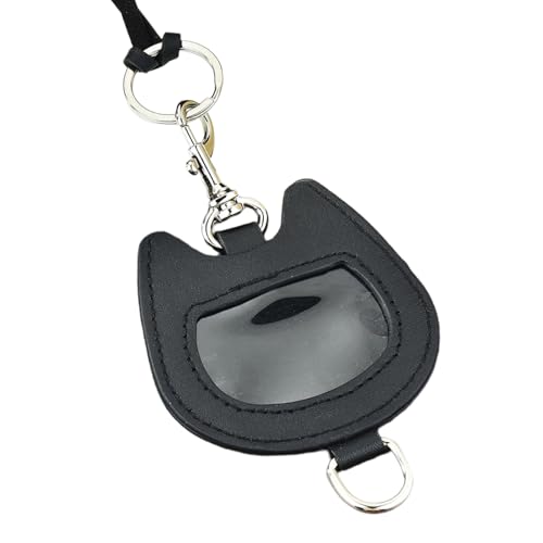 Illkjasfc Halskette aus weichem Leder mit Herz und Katzenkopf, Accessoire für trendige Frauen, die Individualität umarmen, modische Statement-Stücke, personalisierbar von Illkjasfc