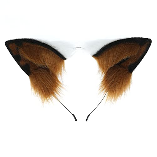 Illkjasfc Hunde-Cosplay-Kostüm, Hundeohren, Kopfschmuck, Stirnband für Halloween, Cosplay, Party, Weihnachtsfeiern von Illkjasfc