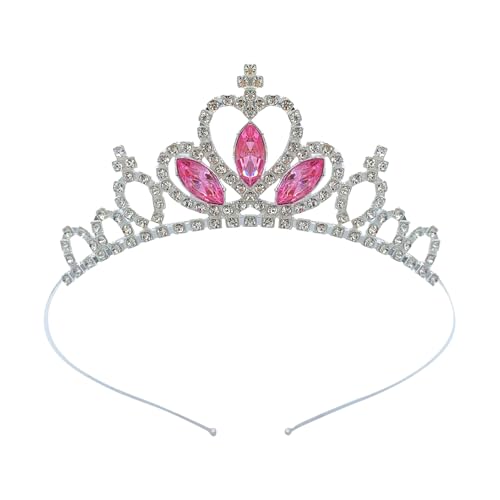 Illkjasfc Queen Crowns Modischer Kopfreifen Glitzernder Kopf Ornament Haarstyling-Werkzeug für Kinder Erwachsene Neujahr Foto Requisiten von Illkjasfc