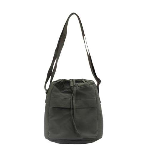 Illkjasfc Stilvolle Nylon-Umhängetasche mit verstellbarem Riemen für organisierte Aufbewahrung, Kordelzug, Crossbody-Tasche für Einkaufen oder Arbeit, Reisetasche, grün, One Size Illkjasfc Stilvolle Nylon-Umhängetasche mit verstellbarem Riemen für organisierte Aufbewahrung, Kordelzug, Crossbody-Tasche für Einkaufen oder Arbeit, Reisetasche, grün, One Size von Illkjasfc