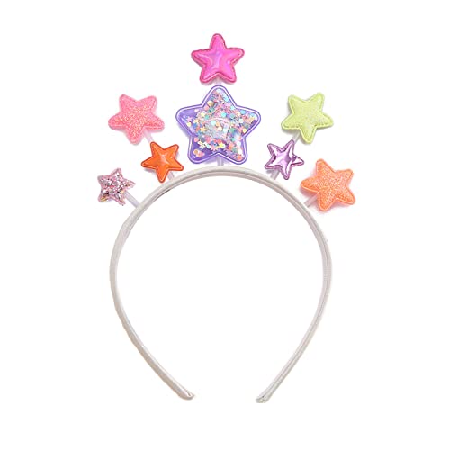 Kinder-Haarreif mit Pailletten, Sternform, für Damen, Weihnachten, glänzendes Stirnband für Festival, Kinder-Haar-Accessoires Kinder-Haarreif mit Pailletten, Sternform, für Damen, Weihnachten, glänzendes Stirnband für Festival, Kinder-Haar-Accessoires von Illkjasfc