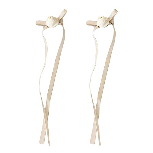 Lange Haarspange für heiße Mädchen, Blumenform, Haarspangen, süße Farbe, Pferdeschwanz, Haarspangen für Teenager und Mädchen von Illkjasfc