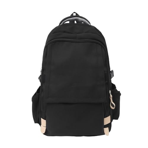 Rucksack Aus Einfarbigem Nylon Für Studenten Vielseitige Umhängetasche Für Schule Und Reisen Für Damen Und Herren von Illkjasfc