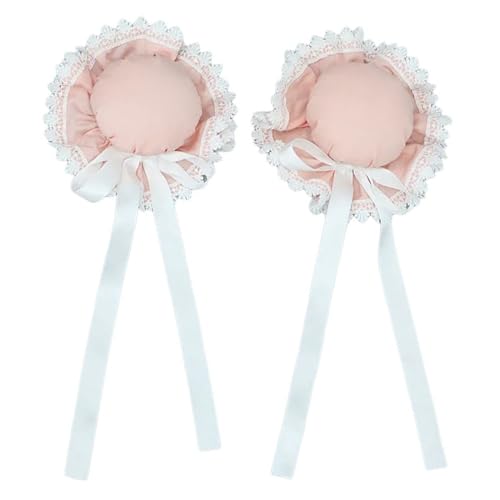 Rund, zerzauste Hochsteckfrisur für Damen, Cosplay-Kostüm, Kopfbedeckung, Haargummis von Illkjasfc