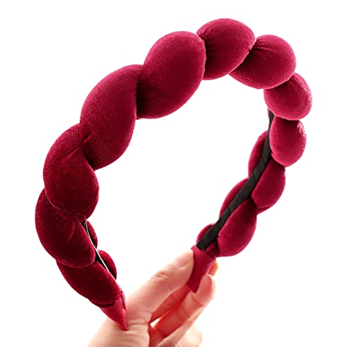 Schwamm-Stirnband, Samt, Zopf-Stirnband, Stirnband, Waschen, Gesicht, Hautpflege, Stirnband, Yoga, Schweißband, Make-up-Stirnband Schwamm-Stirnband, Samt, Zopf-Stirnband, Stirnband, Waschen, Gesicht, Hautpflege, Stirnband, Yoga, Schweißband, Make-up-Stirnband von Illkjasfc