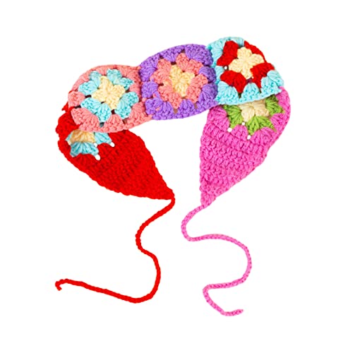 Small-Fresh Damen Strickturban Outdoor Camping Foto Häkeln Haarband Gestricktes Stirnband für Reisen von Illkjasfc
