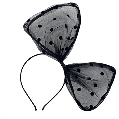 Süßes Haar-Accessoire für Damen, Studenten, Fotoshooting, Haarband, Ohren, Schleife, Stirnbänder, einfarbig, Cartoon-Haarreif von Illkjasfc