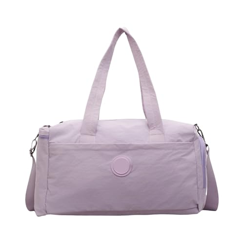 Turnbeutel mit Schuhfach Übernachtungstasche Training Sport Große Kapazität Reise Weekender Fitness Reisegepäck Weekender Fitness Gym Sport für den täglichen Gebrauch, violett, Mass Beauty von Illkjasfc