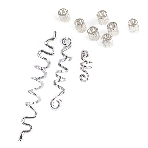 Twisting Snake Shape Hair Clip Suit Trendy Fashionable Women Hair Rings For Creating Trendy Dreadlock von Illkjasfc