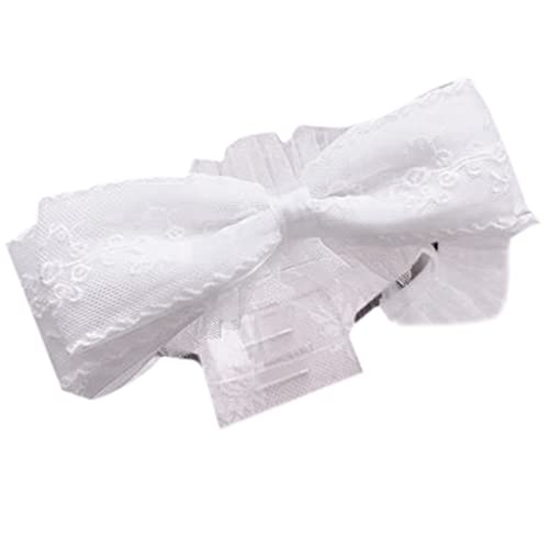 Vintage Big Bowknot Haarband Spitze Stirnband Haarnadel Kopfbedeckung Fee Kopfschmuck Accs Haarreifen für Foto von Illkjasfc