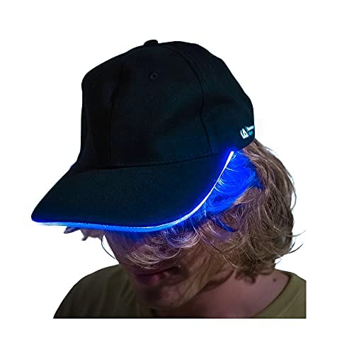 Illuminated Apparel Baseballkappe mit LED, Blau, Schwarz, Einheitsgröße, Schwarz , One size von Illuminated Apparel