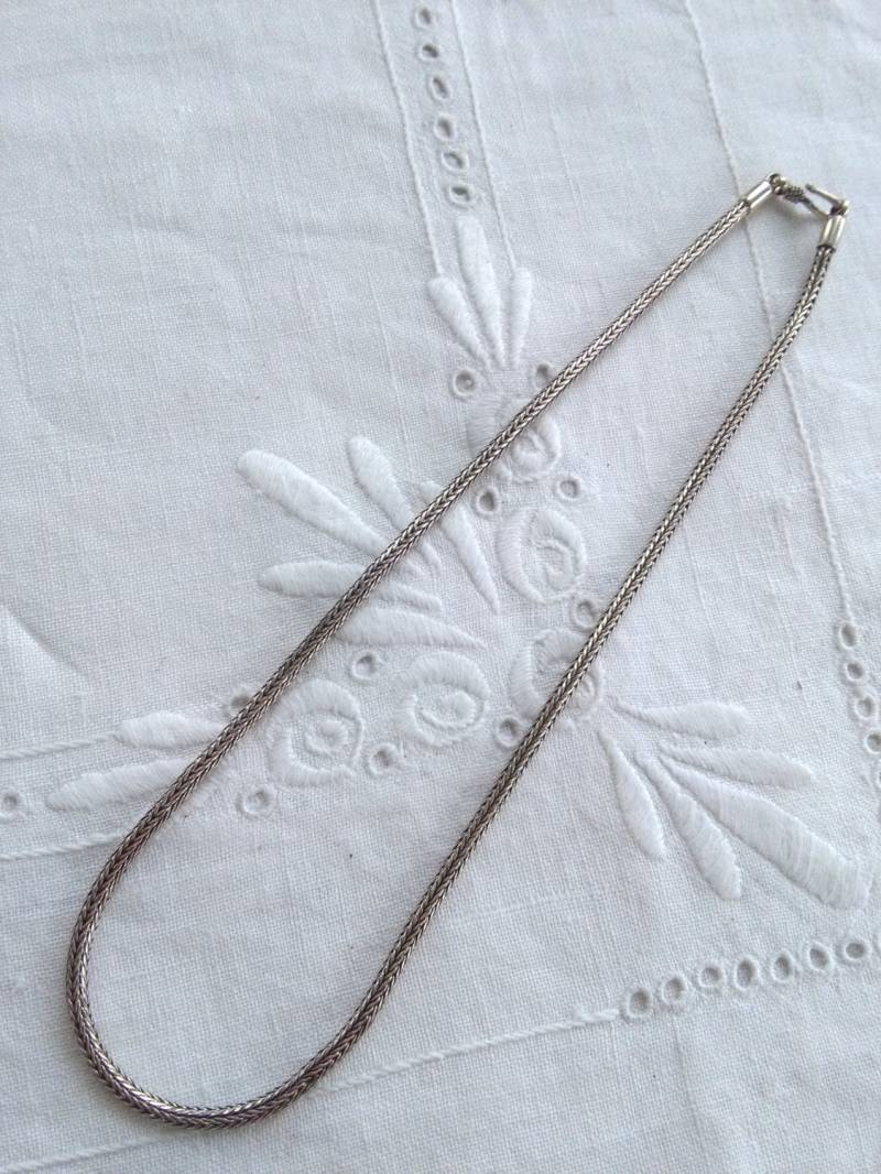 Gestrickte Bali Schlangenkette 925 Sterling Silber von IllunisMoon