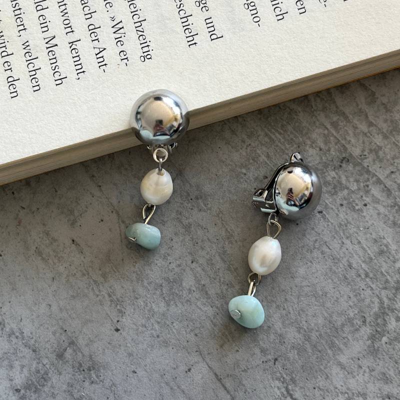 Handmade Clip Ohrringe Hochzeit Handmade Clip Ohrringe Hochzeit von IllyandtheMietz