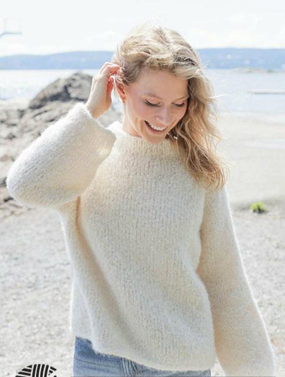 Alpaka/Bouclé/Seide Handgestrickt, Poncho, Flauschig, Leicht, Warm Farbauswahl von IlonasKreativStube