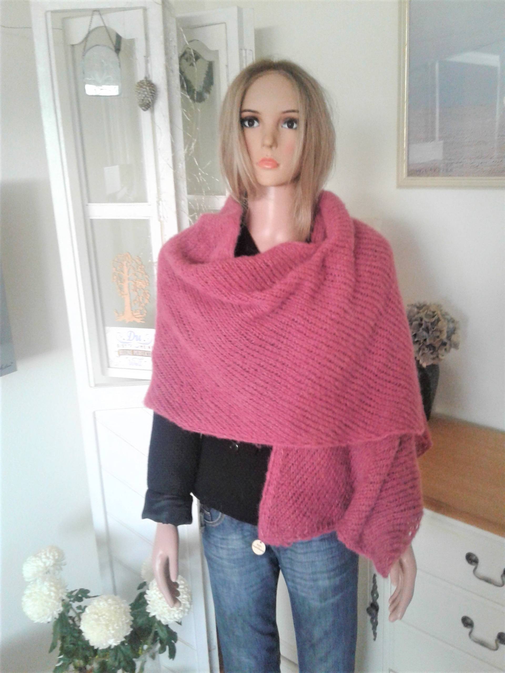 Alpaka/Seide Stola, Tuch , Groß, Leicht, Damen Braut, Hochzeit von IlonasKreativStube