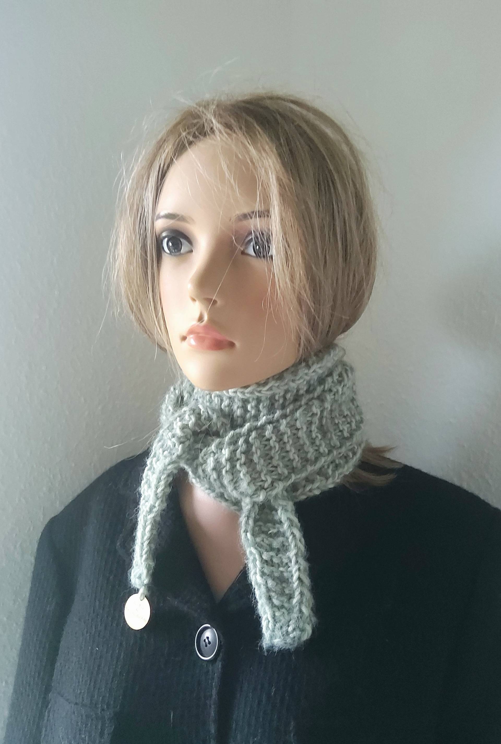 Wolle, Alpaka/Seide, Halstuch, Stola, Dreiecktuch, Klein, Damen von IlonasKreativStube