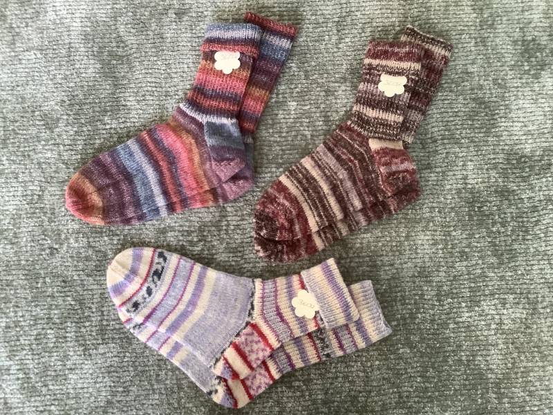 Handgestrickte Socken Gr. 36/37 von IlonasStrickwelt