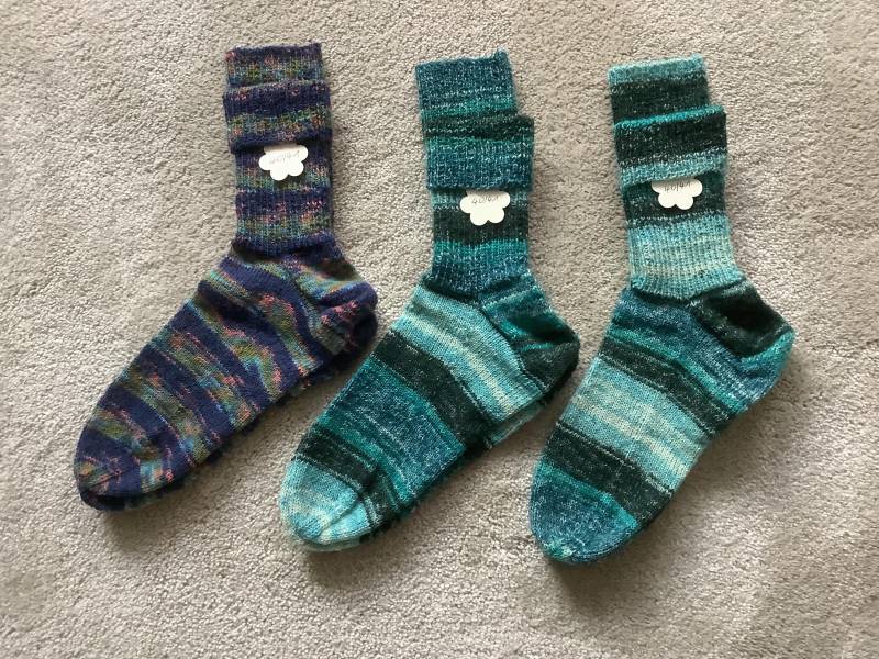 Handgestrickte Socken Gr. 40/41 von IlonasStrickwelt