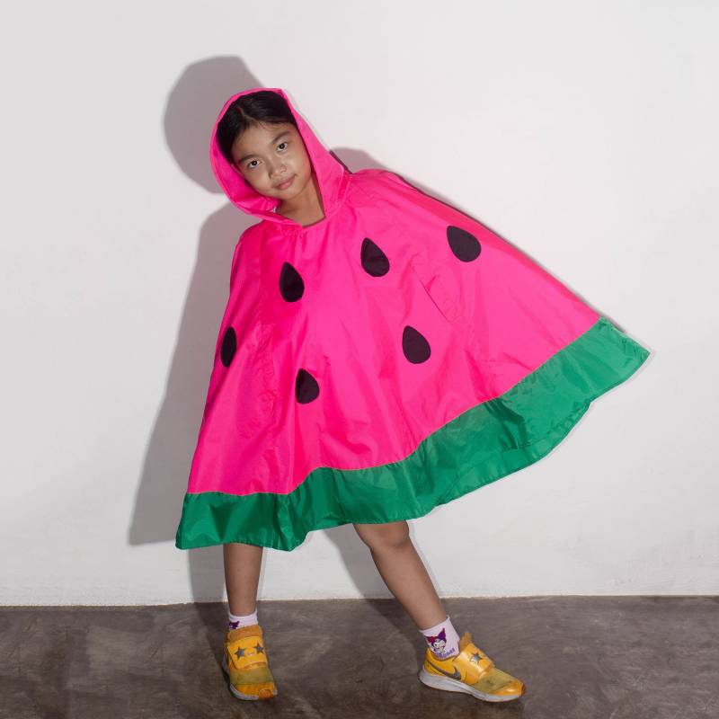 Kinder Wassermelonen Poncho, Wasserfest, Mit Tasche Kinder Wassermelonen Poncho, Wasserfest, Mit Tasche von Ilovenonameshop