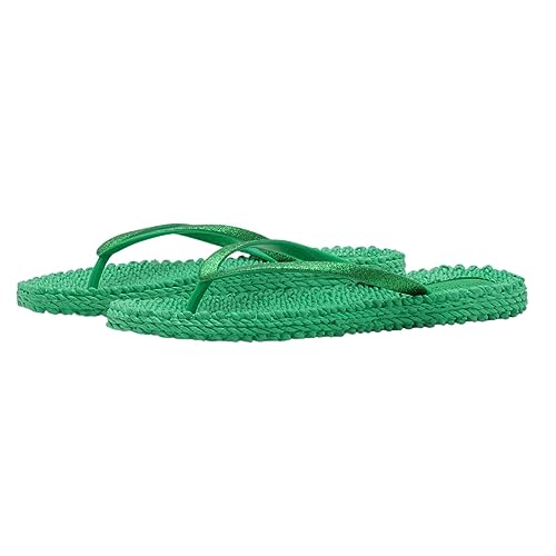 ILSE JACOBSEN HORNBAEK Damen Cheerful 01 Flip-Flop, Grün (Fern Green), 39 EU von Ilse Jacobsen