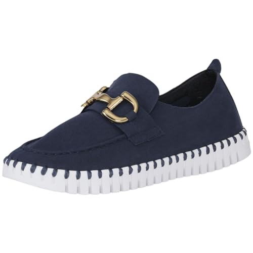 ILSE JACOBSEN HORNBAEK Damen Tulip3874 Loafer | Slipper | Low-Top, Dunkles Indigo, 42 EU von Ilse Jacobsen