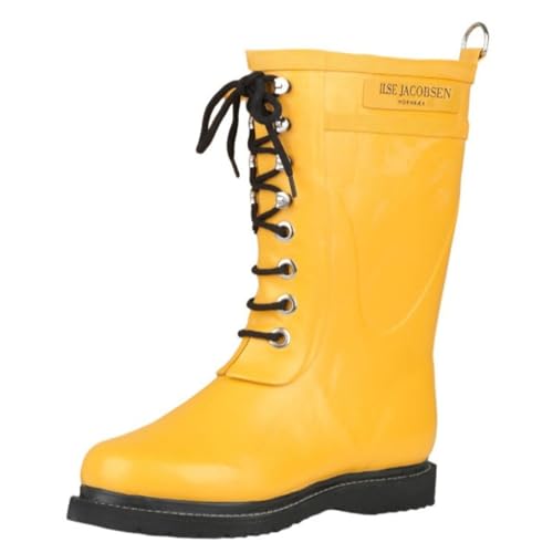 Ilse Jacobsen Damen 3/4 RUB15 Halbschaft Gummistiefel, Gelb (Cyber Gelb (808)), 38 EU von Ilse Jacobsen