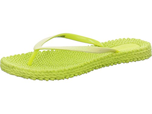 Ilse Jacobsen Damen Glitzer Flip Flop, CHEERFUL01 Zehentrenner, Gelb (Lime), 36 EU von Ilse Jacobsen