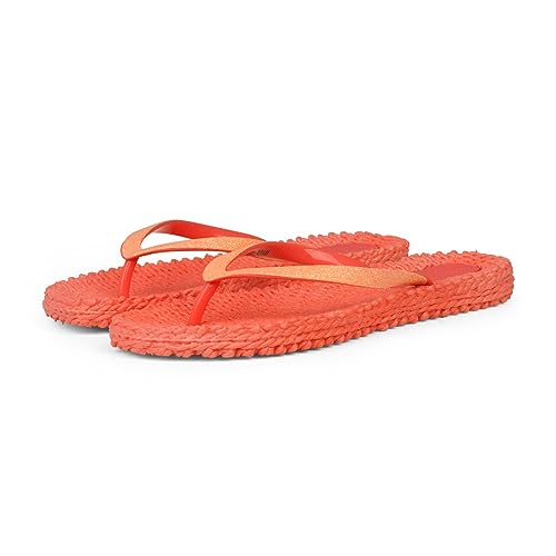 Ilse Jacobsen Damen Glitzer Flip Flop, CHEERFUL01 Zehentrenner, Rot (Indisch Rot), 38 EU von Ilse Jacobsen