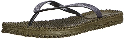 Ilse Jacobsen Damen Glitzer Flip Flop CHEERFUL01 - Grün (Army (41)) , 38 von Ilse Jacobsen