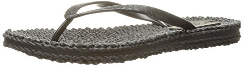 Ilse Jacobsen Damen Glitzer Flip Flop CHEERFUL01 - Schwarz , 37 von Ilse Jacobsen