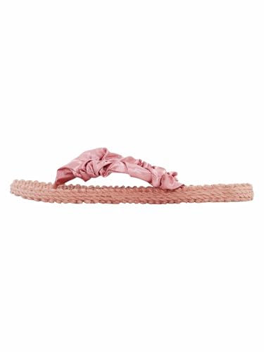 Ilse Jacobsen Damen - Slipper - CHEERFUL06 - Leichte Zehentrenner mit Massagesohle. Riemen mit glänzendem Stoff. von Ilse Jacobsen