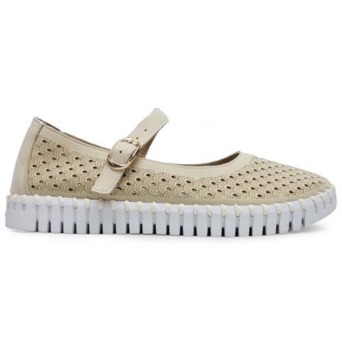 Ilse Jacobsen Damen Tulip 3476 Nylon Polyurethane Kit White Schuhe 37 EU von Ilse Jacobsen