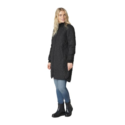 Ilse Jacobsen HORNBÆK | ART06 | Mantel mit weicher Innenpolsterung und speziellem Steppmuster | Jacke | Black | 44 von Ilse Jacobsen