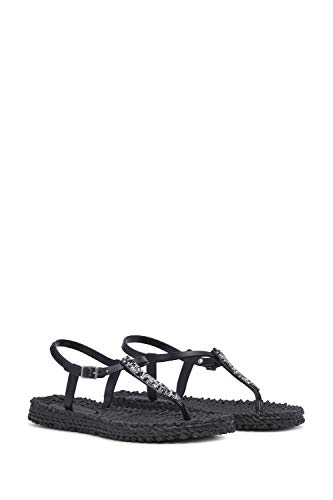 Ilse Jacobsen HORNBÆK | Cheerful10G | Flip Flops with Glitter | Black | 38 EU von Ilse Jacobsen