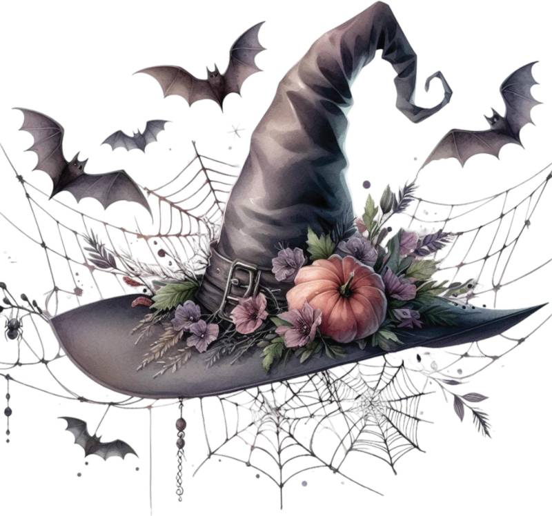 Aufbügelbild Hexenhut - Witchhat. Viele Verschiedene Motive in Fünf Größen Wth00001 Wth00010 Aufbügelbild Hexenhut - Witchhat. Viele Verschiedene Motive in Fünf Größen Wth00001 Wth00010 von IlsettiCreations