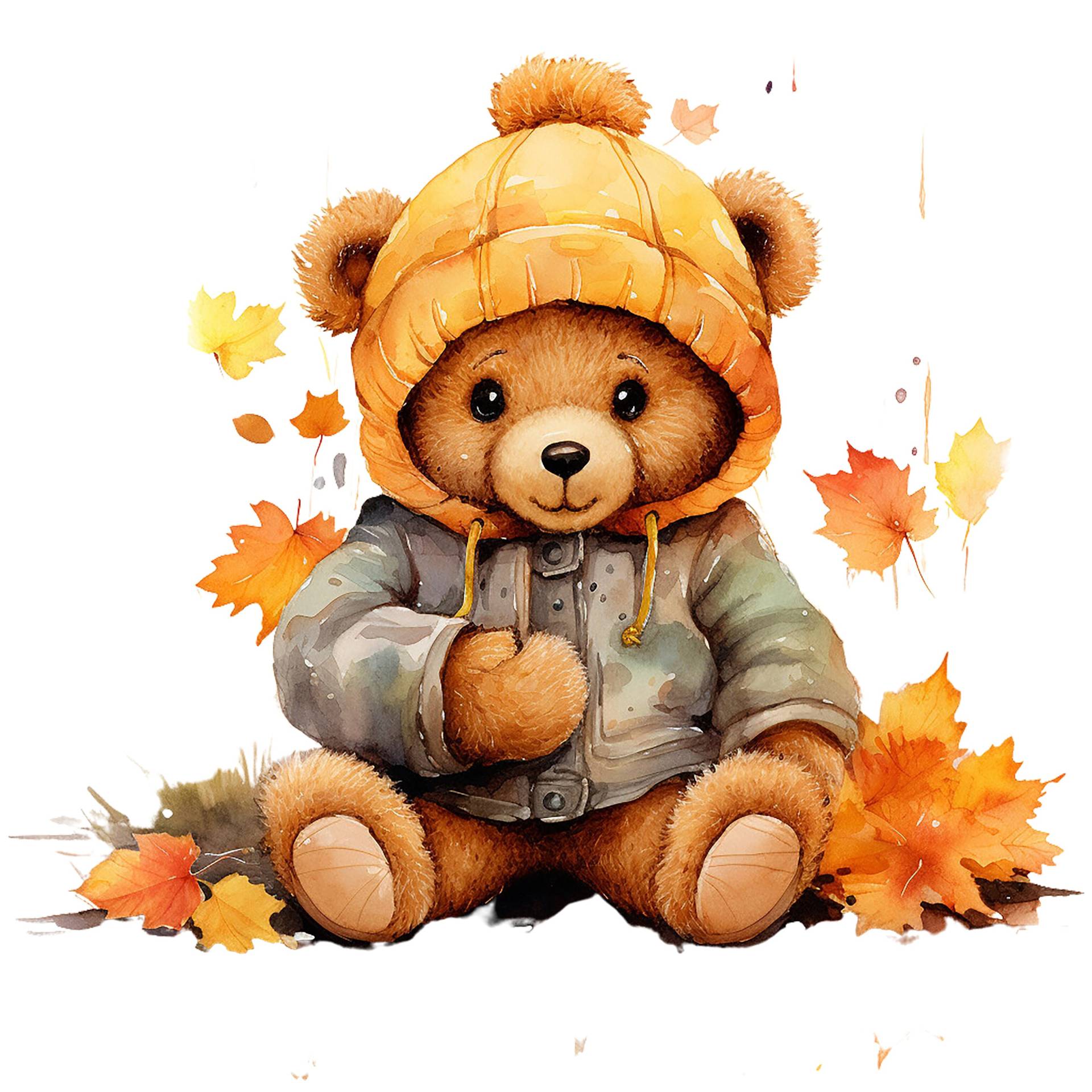 Bügelbild Bügelpatch Herbst Halloween - Knuddelige Herbst-Bärchen Verschiedene Motive Und Größen Fba00007 Fba00012 Bügelbild Bügelpatch Herbst Halloween - Knuddelige Herbst-Bärchen Verschiedene Motive Und Größen Fba00007 Fba00012 von IlsettiCreations