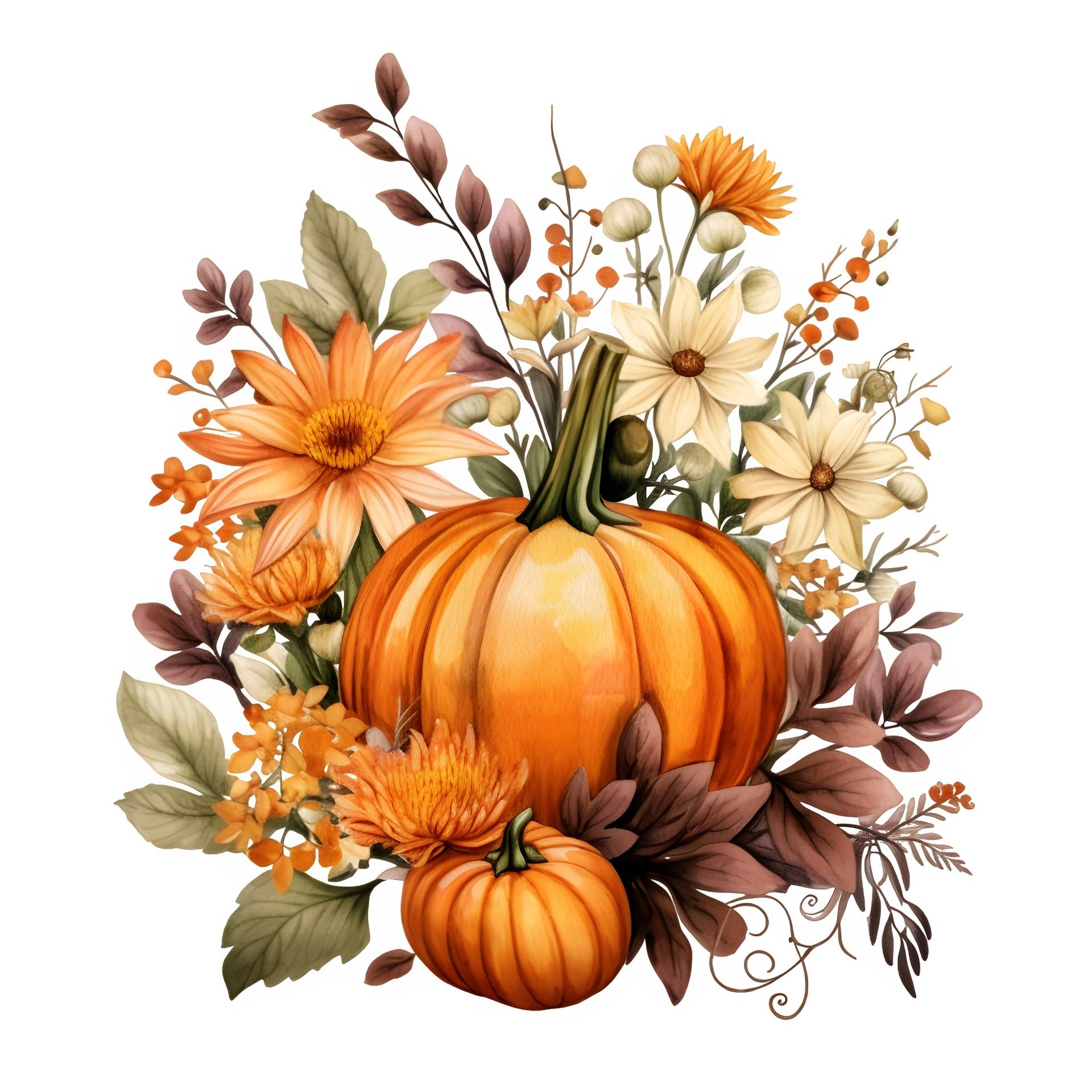 Bügelbild Bügelpatch Herbst Halloween - Kürbis Mit Blumen Verschiedene Motive Pum00001 Pum00010 Bügelbild Bügelpatch Herbst Halloween - Kürbis Mit Blumen Verschiedene Motive Pum00001 Pum00010 von IlsettiCreations