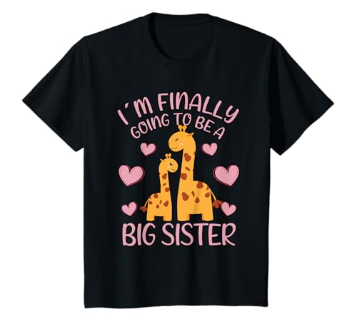 I'm Finally Be A Big Sister Girl Outfit T-Shirt I'm Finally Be A Big Sister Girl Outfit T-Shirt von Im Going To Be A Big Sister Baby Announcement Idea