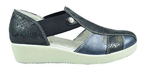 Imac Damen Glam Sneaker mit niedrigem Schaft, blau, 37 EU von Imac