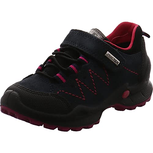 Kinder Sneaker, Outdoorschuh für Mädchen von Imac in Schwarz mit Pink, wasserdicht. blau Gr. 26 von Imac