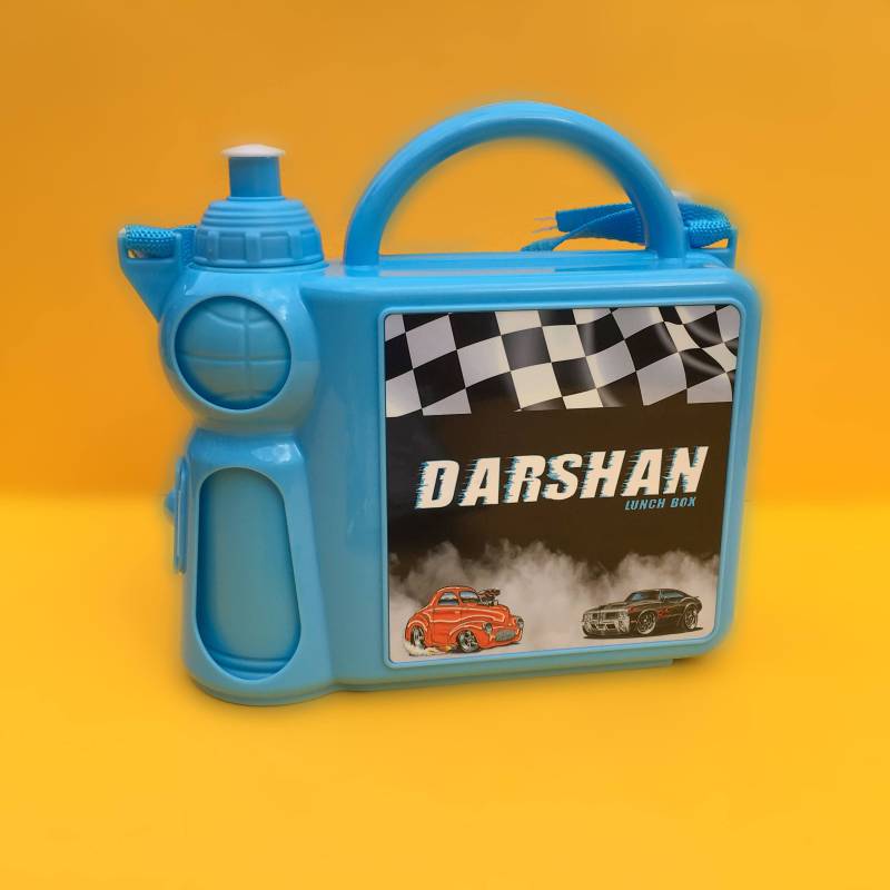 Personalisierte Brotdose | Lunch Box Zurück Zur Schule Kinder Mittagessen Mittagessen-Box-Set Kunststoff Lunch-Box Und Flasche Sublimation von ImageSurgeonsLtd