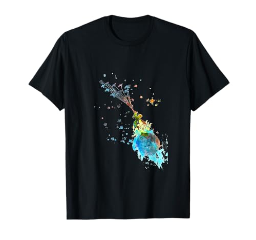 Imagenaction Kleiner Prinz T-Shirt Schwarz Damen Cartoon-T-Shirts Small Klassische Passform Kurzarm Imagenaction Kleiner Prinz T-Shirt Schwarz Damen Cartoon-T-Shirts Small Klassische Passform Kurzarm von Imagenaction