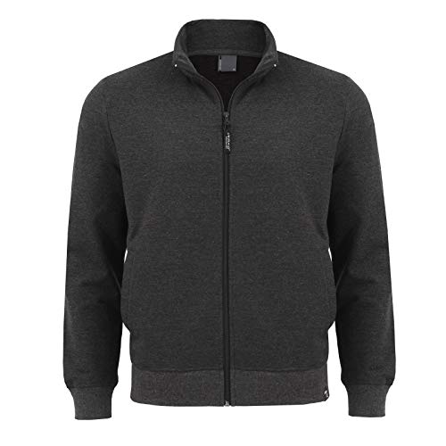 Imako® Herren sportlicher Herren Kapuzenpullover Kapuzenjacke Hoody Sweatshirt, anthrazit, Gr. L von Imako