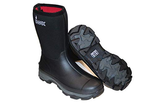 Imax Herren NEOPREN-Gummistiefel Tira Rubber/Neoprene Boot - Black von imax