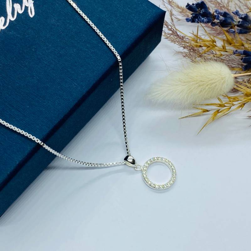 Anhänger Mit Kette Circle Of Life - Silber 925 von ImeliaJewelry