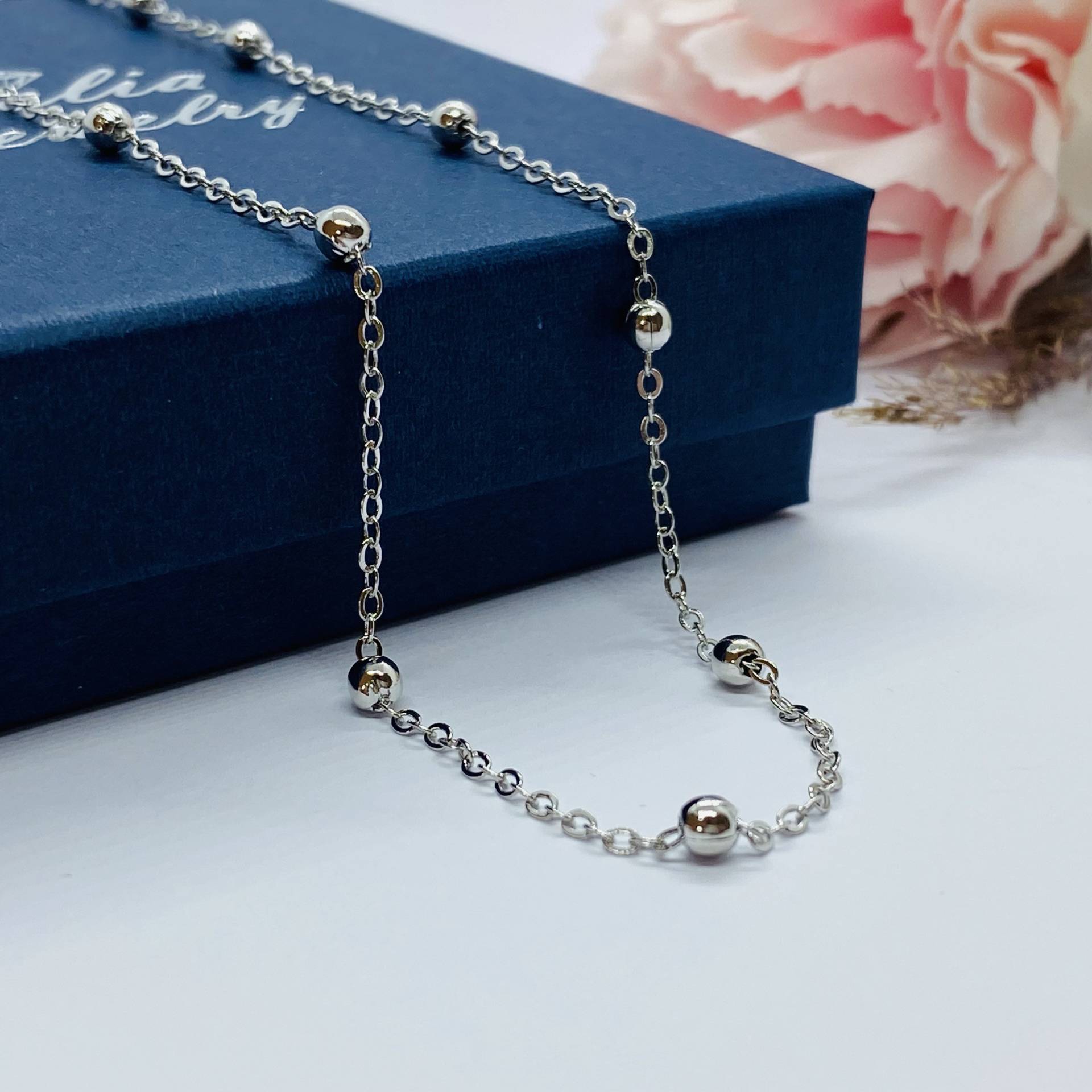 Ankerkette Mit Kugeln 44cm von ImeliaJewelry